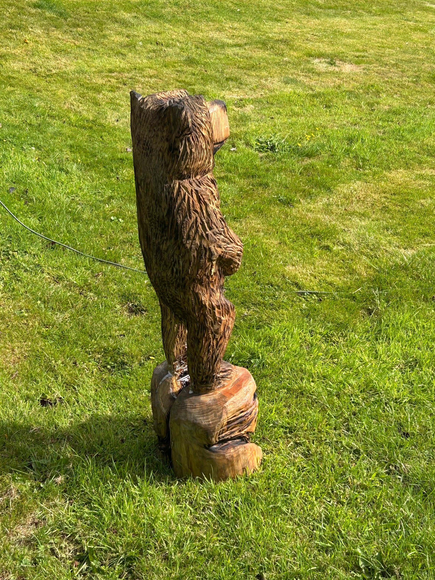 1 Chainsaw Carved Standing Bear